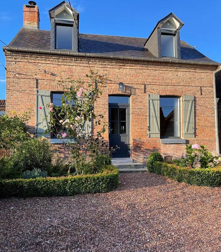 Location de vacances pour 4 personnes, avec Terrasse ainsi que Jardin et Vue à Huchenneville