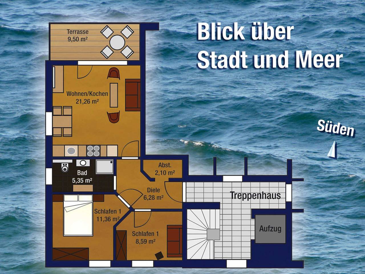 Ganze Ferienwohnung, Villa Am alten Kreidebruch - App. Störtebeker - Störtebeker in Sassnitz, Nationalpark Jasmund