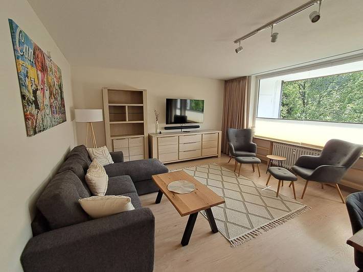 Ferienwohnung für 4 Personen, mit Balkon und Sauna sowie Ausblick in Winterberg
