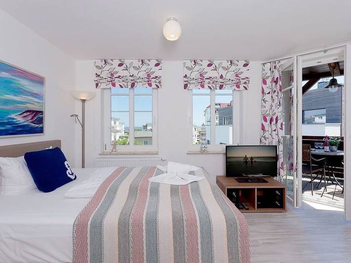 Ferienwohnung für 2 Personen, mit Sauna und Garten sowie Balkon, kinderfreundlich in Ahlbeck - 3