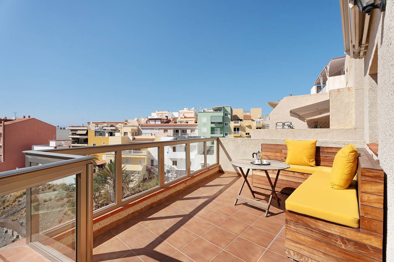 Ganze Wohnung, Ferienwohnung 'Ático Bellavista Alcalá' mit Privatterrasse und Wlan in Alcalá, Guía de Isora