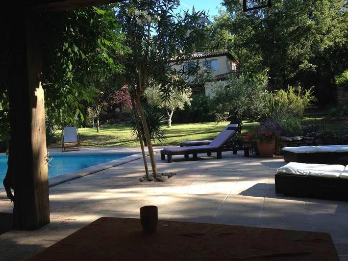 Location de vacances pour 8 personnes, avec jardin ainsi que vue et piscine à Camps-la-Source - 4