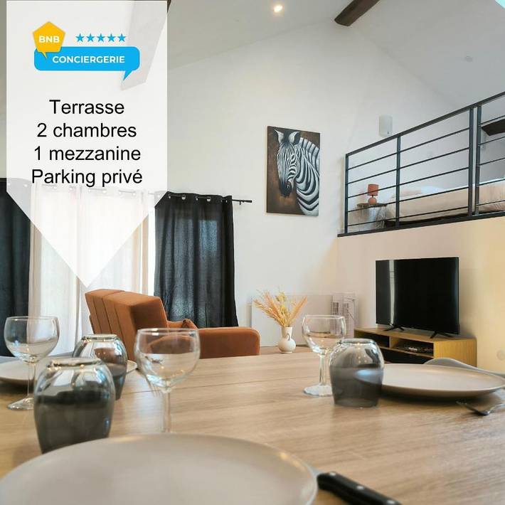 Gîte pour 6 personnes, avec Terrasse et Jardin à Chazey-sur-Ain