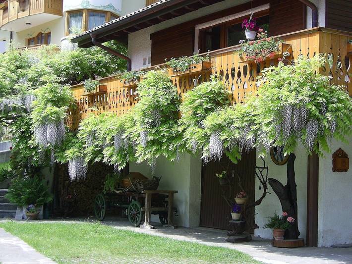 Ferienwohnung für 6 Personen, mit Balkon und Garten sowie Seeblick in Molveno