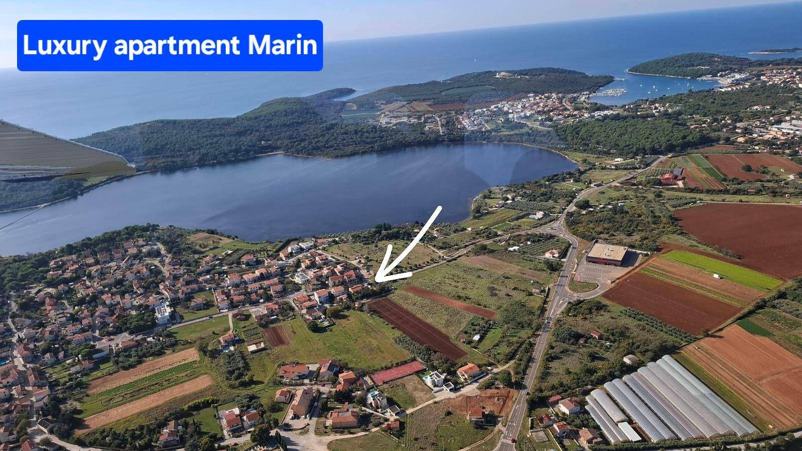 Ganze Ferienwohnung, Luxus-App Marin - Terrasse, Garten, Grillplatz, Strandnähe in Pomer, Südküste Istrien