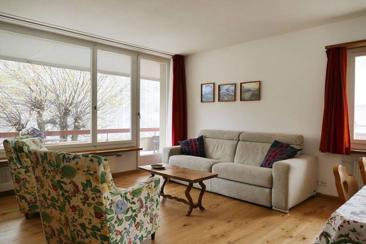 Ferienwohnung für 5 Personen, mit Ausblick und Balkon in St. Moritz