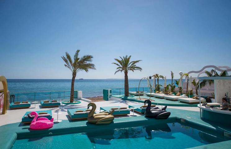 Hôtel pour 4 personnes, avec vue ainsi que piscine et terrasse, animaux acceptés dans Playa d'en Bossa - 4