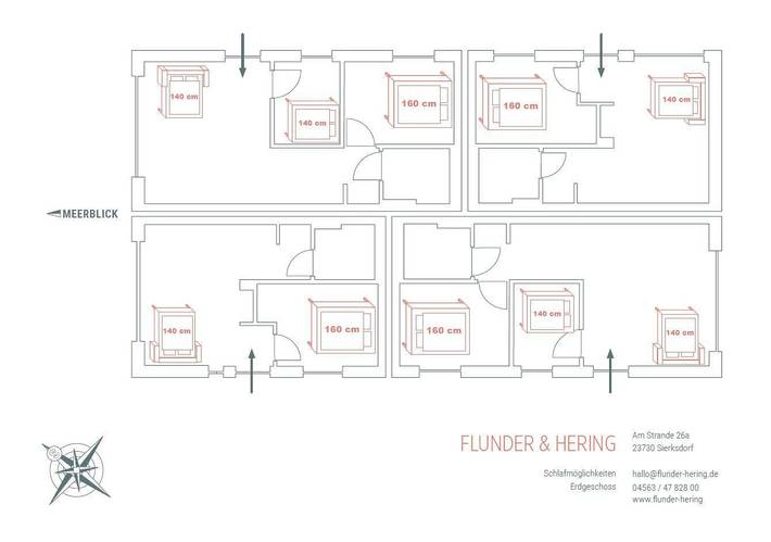 Ferienhaus für 22 Personen, mit Balkon in Sierksdorf - 2