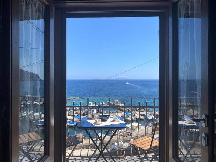 Ferienwohnung für 3 Personen, mit Balkon und Ausblick