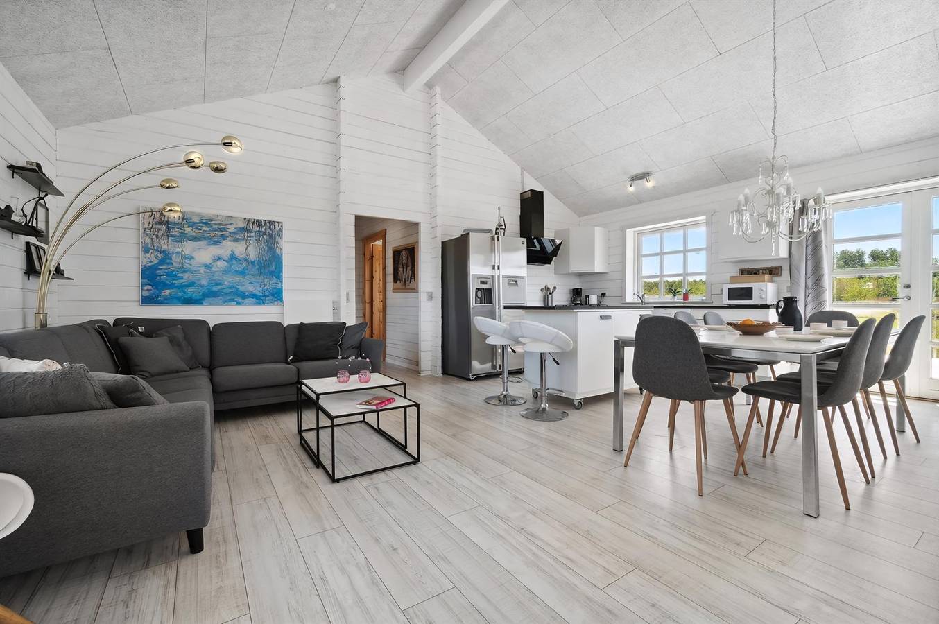 Home in Spøttrup with sauna in Ålbæk Strand, Limfjord in Westjütland