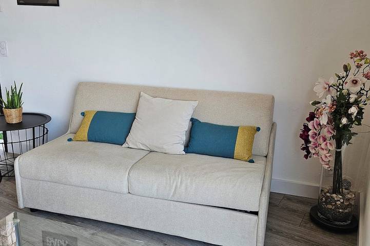 Ganze Wohnung, Superbe Appartement Neuf, 4 Couchages, Jardin et vue Mer, au Cœur du Village ! in Spéracèdes, Mittelmeerküste (Frankreich)