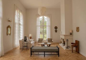 Cottage pour 12 personnes, avec vue ainsi que jardin et piscine à Le Temple