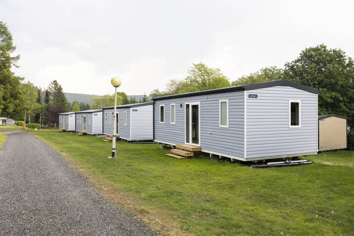 Moderne Lodge für 6 Personen mit modernem Look und warmem Interieur in Poppel, Ravels