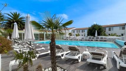 Cottage pour 4 personnes, avec piscine à La Couarde-sur-Mer