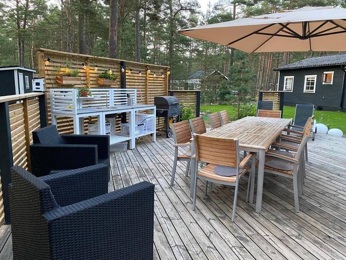 Ferienhaus für 12 Personen, mit Terrasse und Garten sowie Ausblick in Yngsjö