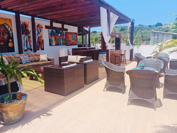 Casas e apartamentos de temporada para 3 pessoas, com jardim e vista em Tibau do Sul