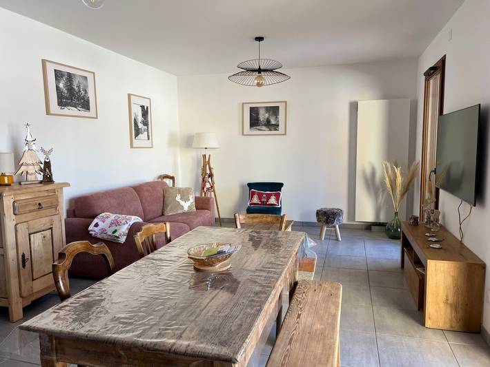 Apartamento entero, Encantador apartamento de 3 piezas con Wi-Fi y parking en Le Monêtier-les-Bains in Le Monêtier-les-Bains, Serre Chevalier