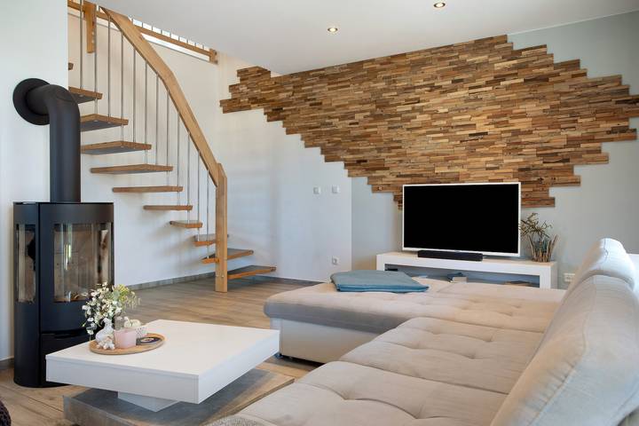 Ferienwohnung für 7 Personen, mit Garten und Sauna sowie Balkon, kinderfreundlich in Krummin - 4