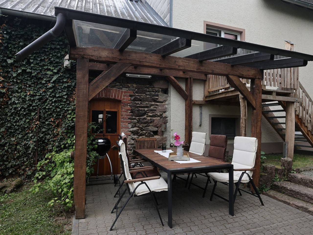 Strohpension oder Ferienwohnung Gerberhaus - Ferienhaus (Gerberhaus gesamt) für 5-7 Personen in Manderscheid, Bernkastel-Kues & Umgebung