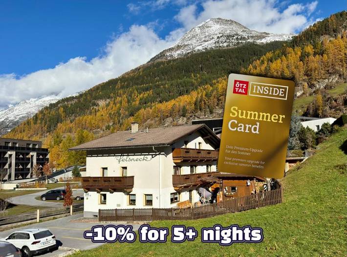 B&B für 2 Personen, mit Ausblick und Terrasse in Sölden (Österreich)
