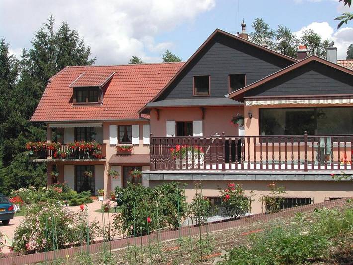 Maison de vacances pour 6 personnes, avec Balcon et Terrasse ainsi que Jardin et Vue à Sainte-Marie-aux-Mines