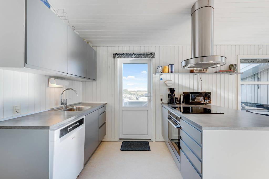 Feriehus med fjordudsigt tæt på stranden in Årgab, Holmsland Klit