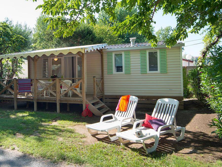 Camping Abri de Camargue - Mobilheim 6 personen - 2 Zimmer 4 Erwachsene und 2 Kinder in Le Grau-du-Roi, Côte d'Améthyste