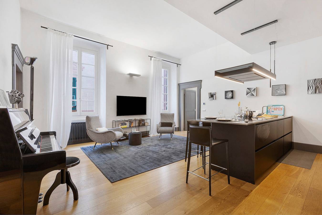 Apartamento entero, Centro histórico, elegante apartamento 'C123 Luxury' con Wi-Fi y aire acondicionado in Chiavari, Riviera di Levante