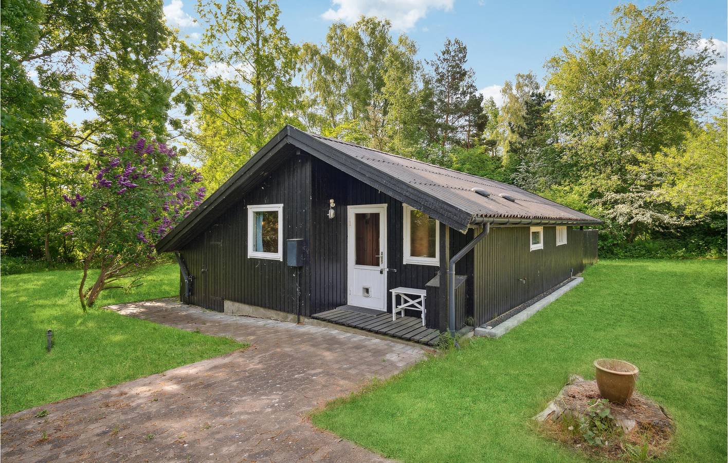 Ferienhaus für 4 Personen mit Terrasse in Kaldred, Kalundborg und Umgebung