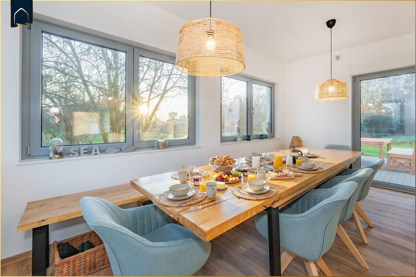 Modernes Ferienhaus "Haffhus" für bis zu 10 Personen mit Garten und Balkon in Karnin (Usedom), Usedom Stadt