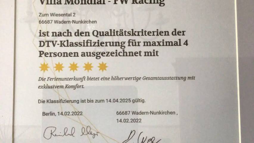 Ferienwohnung für 4 Personen, mit Garten in Wadern - 3