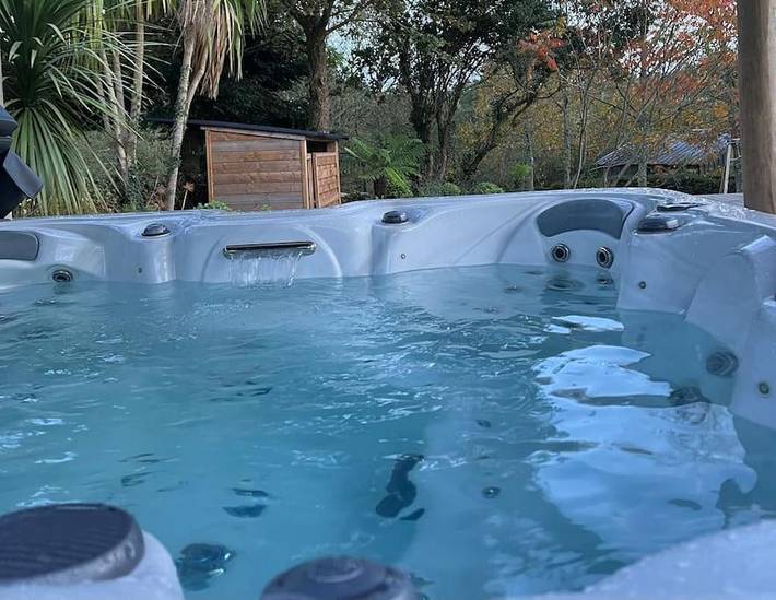 Location de vacances pour 11 personnes, avec piscine et jardin ainsi que sauna et jacuzzi à Quistinic - 3