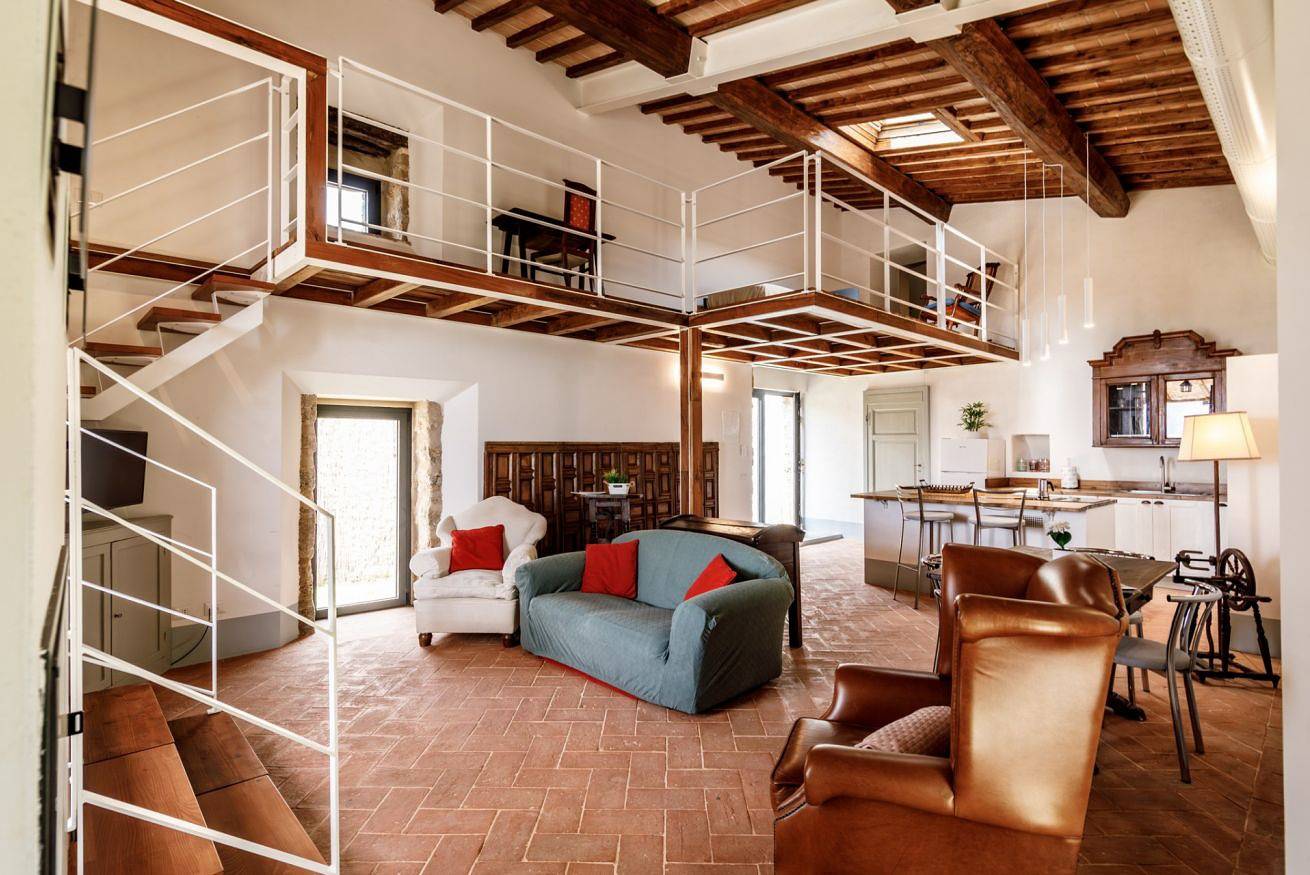 Ganze Wohnung, Ferienwohnung für 4 Personen mit Garten in Monteriggioni, Chianti