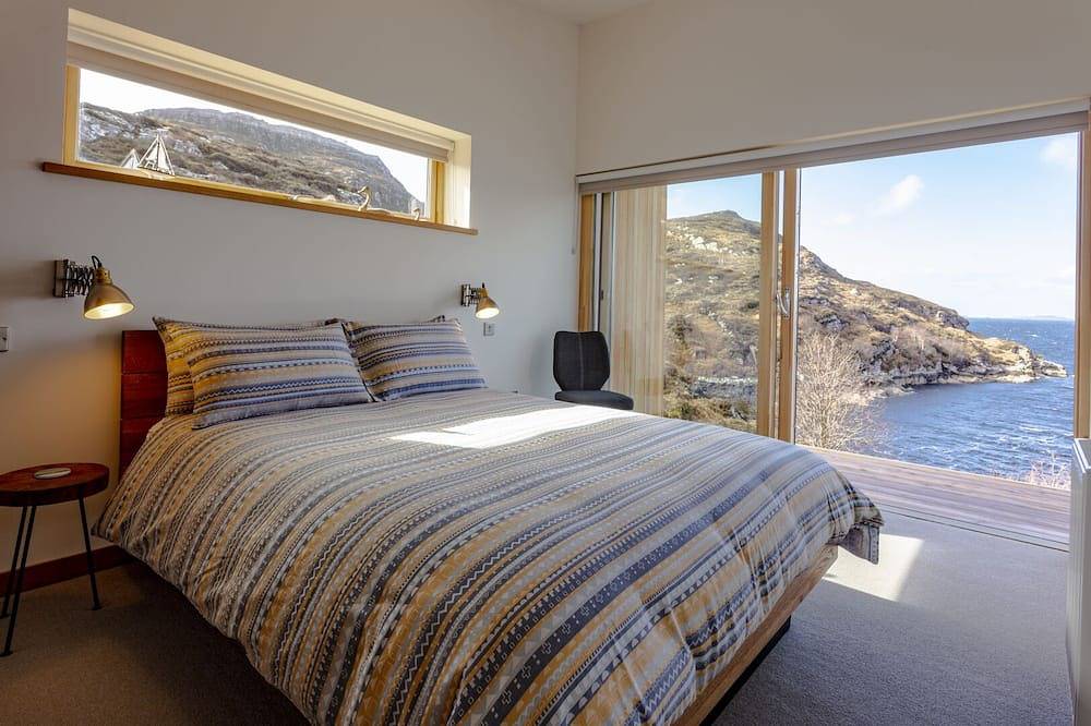 Deluxe-Ferienhaus-Nasszelle-Meerblick in Ullapool, Highlands