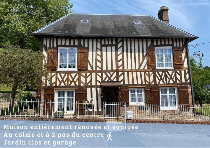 Location de vacances pour 5 personnes, avec jardin à Vimoutiers