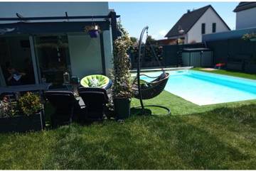 Ferienhaus für 7 Personen, mit Garten und Pool sowie Ausblick in Bergheim (Elsass)