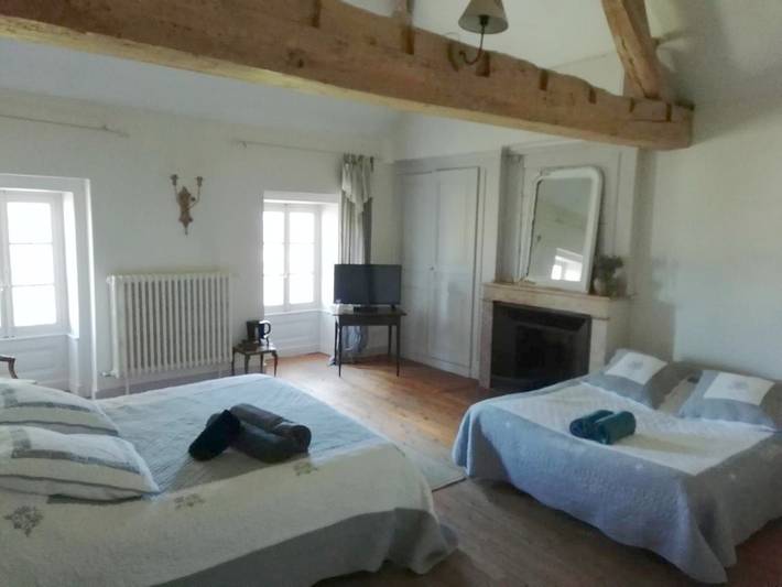 Chambre d’hôte pour 15 personnes, avec vue ainsi que jardin et piscine dans l' Isère - 3