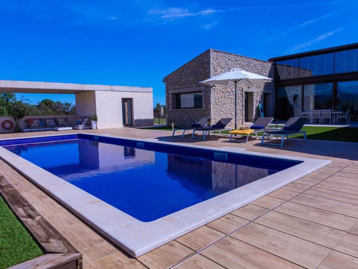 Finca für 6 Personen, mit Terrasse in Biniagual