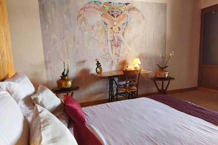 Chambre d’hôte pour 3 personnes, avec Jardin à Marthod