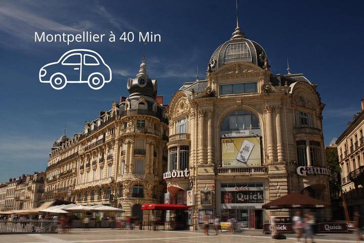 Gîte pour 5 personnes, avec jacuzzi et balcon à Bernis - 4