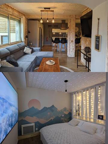 Gîte pour 5 personnes, avec vue et terrasse à Saint-Pierre-dels-Forcats