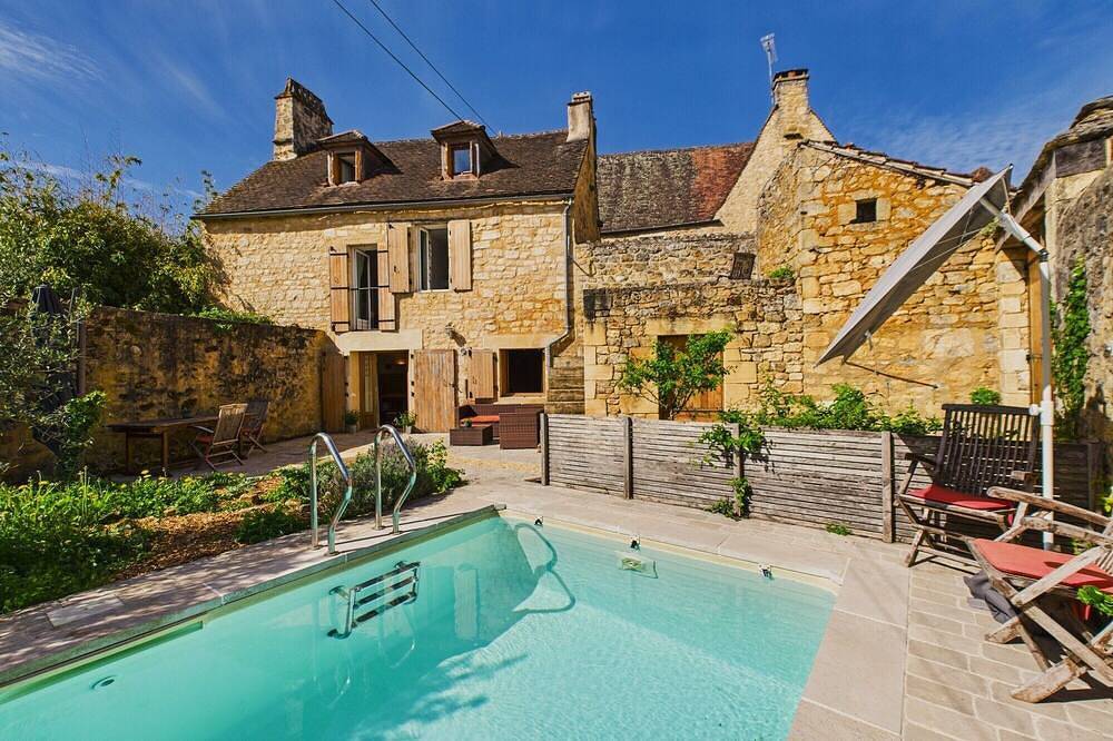 **Nouveau** Adorable cottage avec piscine privée Dans la bastide de Domme, in Domme, Périgord Noir