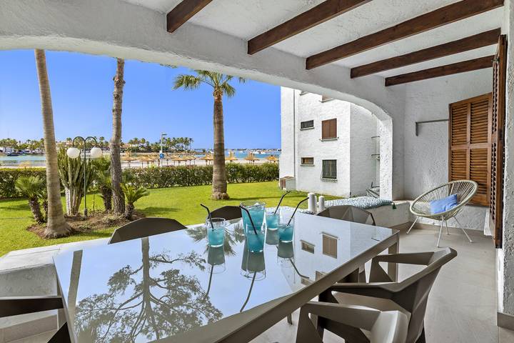 Ferienwohnung für 4 Personen, mit Terrasse und Garten in Port d'Alcúdia