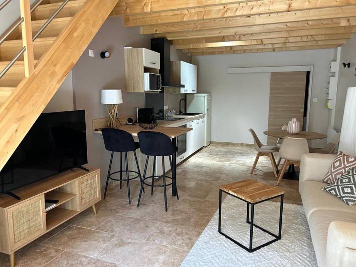 Appartement de vacances pour 4 personnes, avec piscine et vue