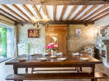 Gîte pour 8 personnes, avec jardin à Vessey