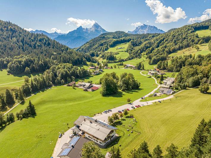 Ferienwohnung für 3 Personen, mit Balkon und Garten