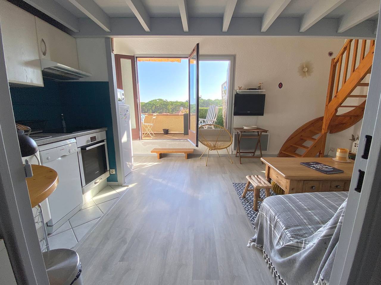 Apartamento entero, Apartamento entre Playa y Comercios - Terraza y Parking Privado in Seignosse Océan, Seignosse