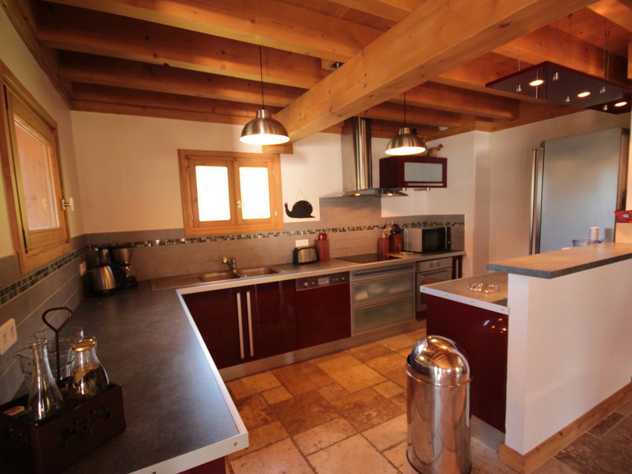 Impresionante chalet 12 pers, cerca de pistas, sauna, mascotas, parking in Hauteluce, Albertville region