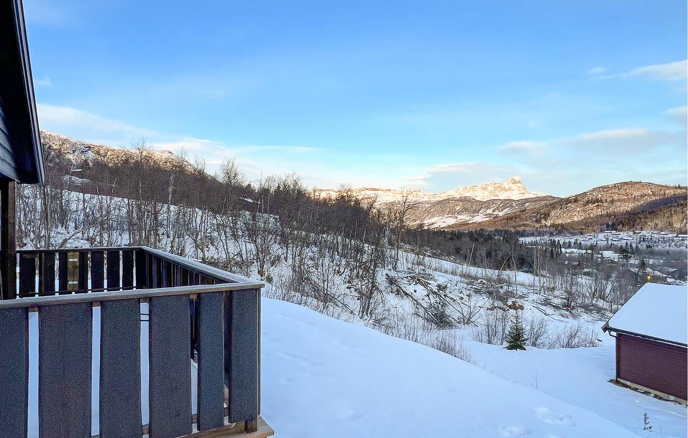 Ferienhaus für 7 Personen mit Terrasse in Vang