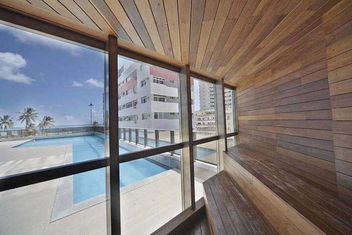 Hotel para 2 pessoas, com sauna e vista e ainda varanda and piscina em Recife